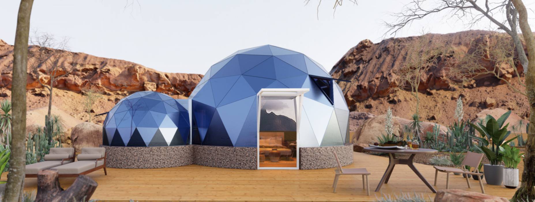 师宗县球形智能光伏玻璃星空房